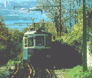 foto del tram di Opicina