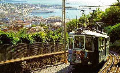 foto del tram di Opicina